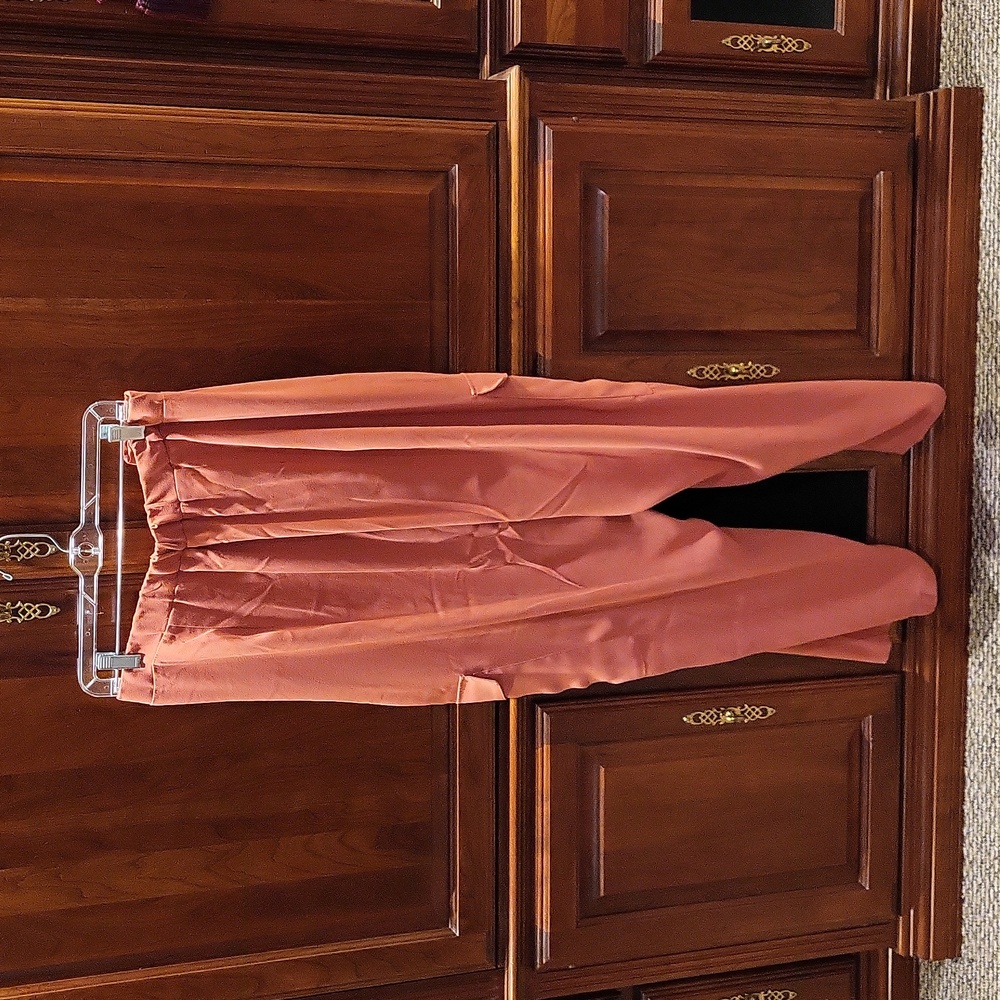 Eloquii Size 24 Coral Dress Cargo Pants - Picture 3 of 5